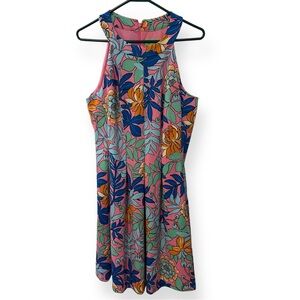 Pappagallo Pink‎ and Blue Floral Dress